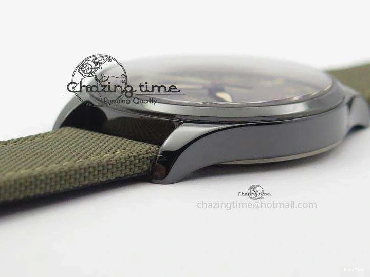 MIROTIME 0208 SunProtective MARK XVII IW324702 Real Ceramic MK Best Edition Green Dial On Green Nylon Strap A 7288